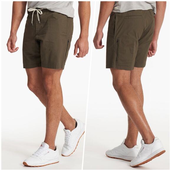 Vuori | Men | Organic Dark Oregano Versatile Active Daily Ripstop Shorts | Small - Picture 13 of 14